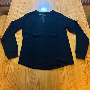 Mossimo Supply Co Black Henley